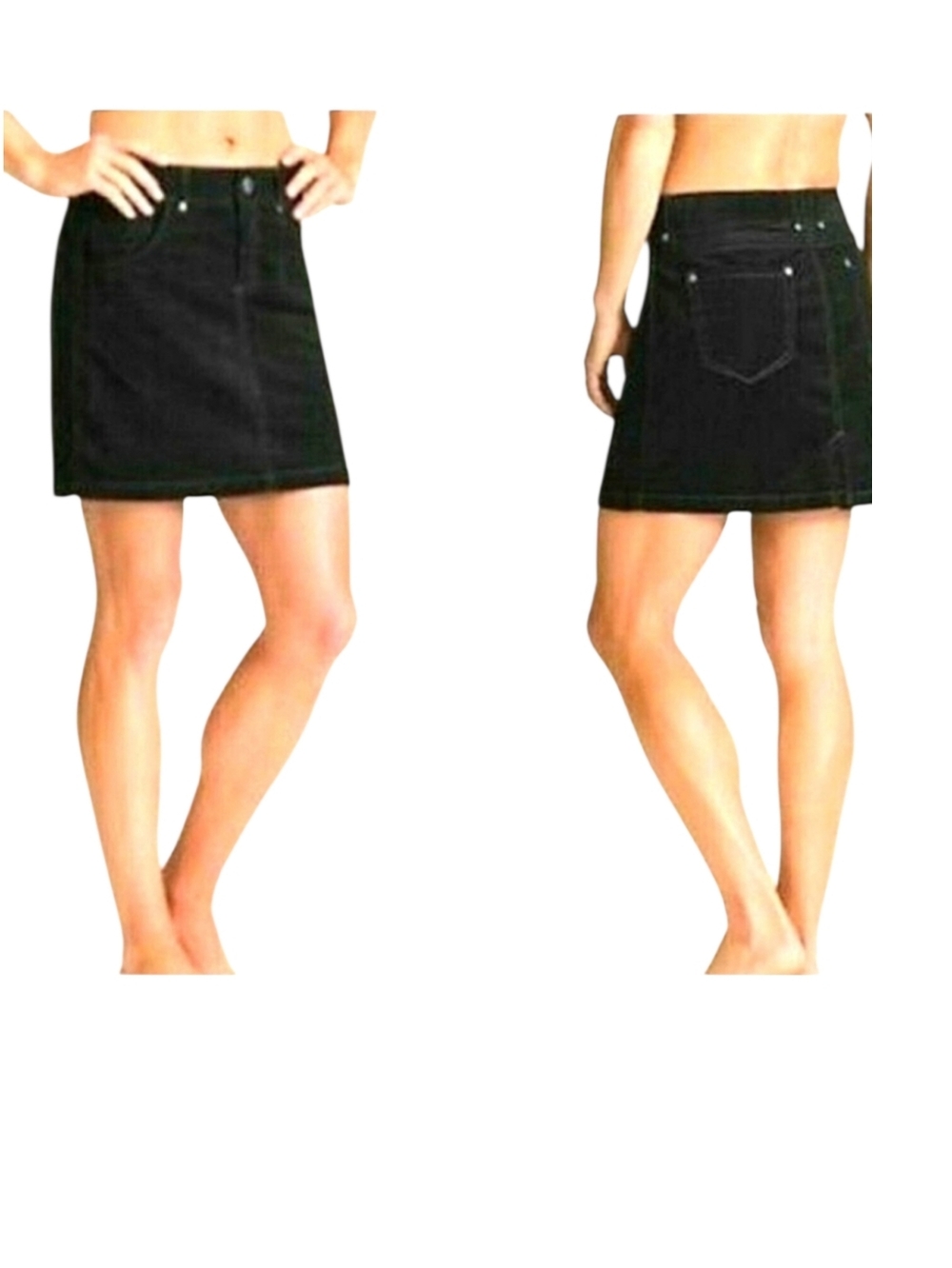 Athleta Roseville Brushed Velvet Stretch Mini Skirt Women's Sz 8 Black